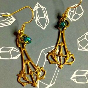 Art Deco Styled Earrings.